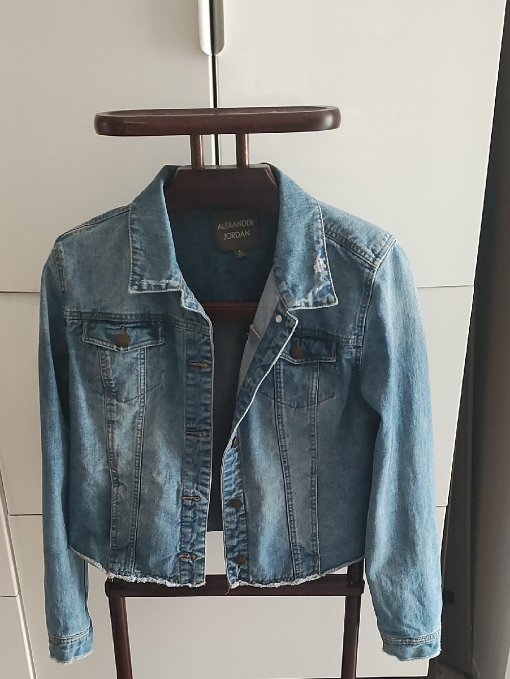 Alexander Jordan Women's Faded Blue Denim Jacket